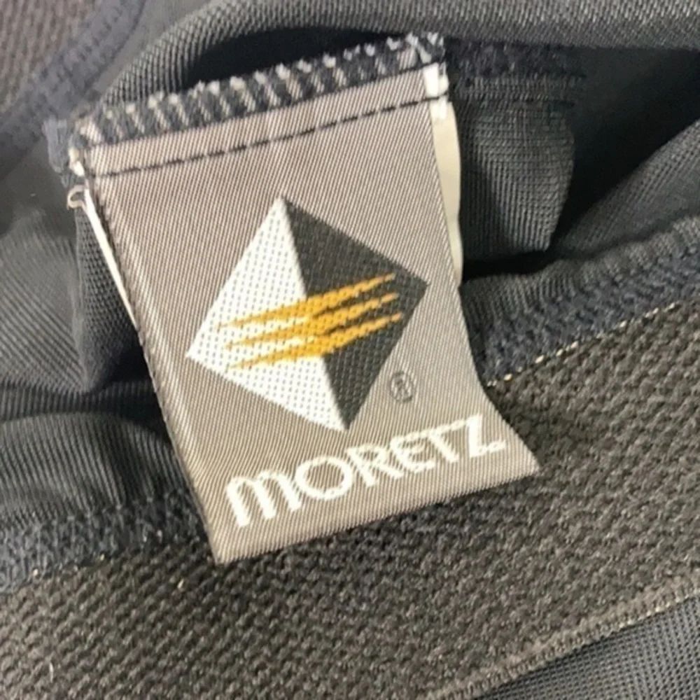 Vintage Moretz Lycra Slip Shorts Black Spandex - Picture 9 of 10